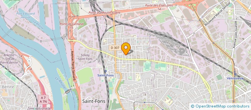 localisation de l'entreprise MAVIS  SAINT-FONS