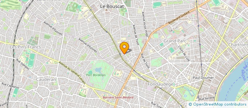 localisation de l'entreprise MAVISA à LE BOUSCAT