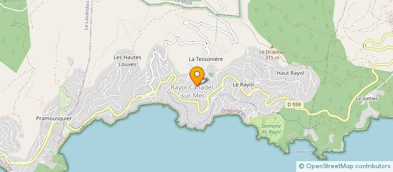 localisation de l'entreprise MAVISTAL à RAYOL-CANADEL-SUR-MER