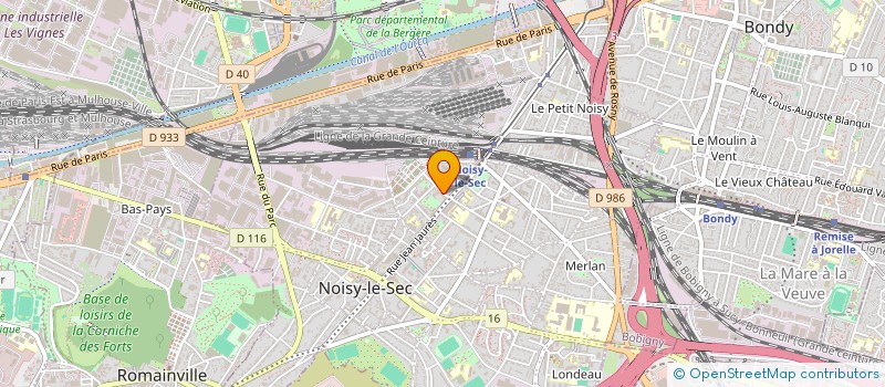 localisation de l'entreprise MAVITEL SERVICE à NOISY-LE-SEC