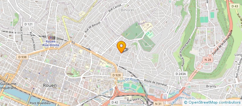 localisation de l'entreprise MAVIVA à ROUEN