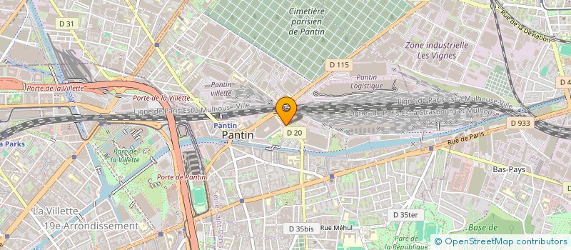 localisation de l'entreprise MAVNA CAP  BOBIGNY