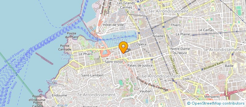 localisation de l'entreprise MAVO  MARSEILLE