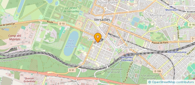 localisation de l'entreprise MAVOITUREAVENDRE.FR à VERSAILLES