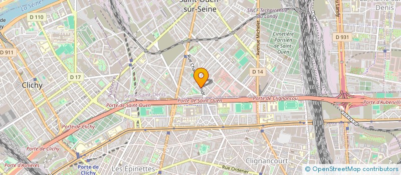 localisation de l'entreprise MAVUNGU LUENBA ECHAFAUDAGE  SAINT-OUEN-SUR-SEINE