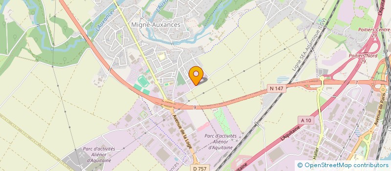 localisation de l'entreprise MAVY  MIGNE-AUXANCES