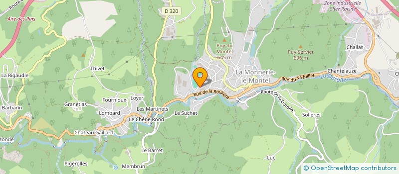 localisation de l'entreprise MAVZ EXPORT à LA MONNERIE-LE-MONTEL