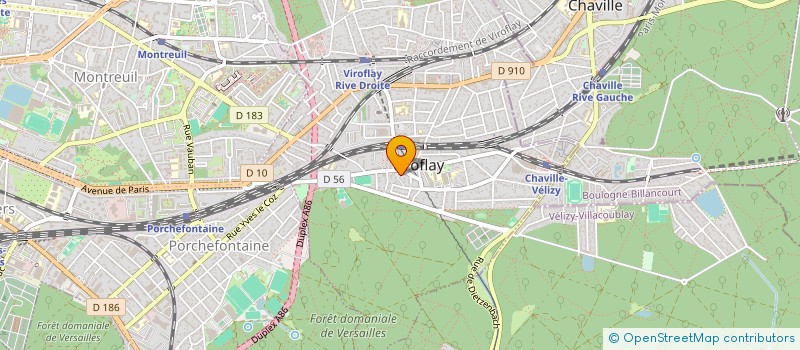 localisation de l'entreprise MAW à VIROFLAY