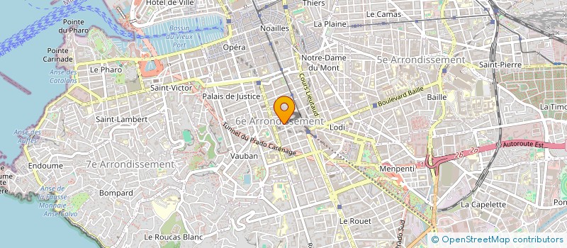 localisation de l'entreprise MAWA CUISINE ET BAIN  MARSEILLE