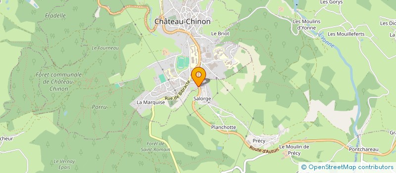 localisation de l'entreprise MAWABOX  CHATEAU-CHINON (VILLE)