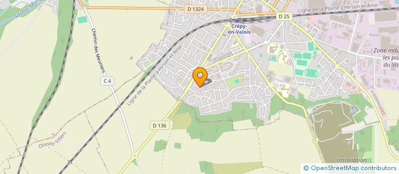 localisation de l'entreprise MAWAE  CREPY-EN-VALOIS