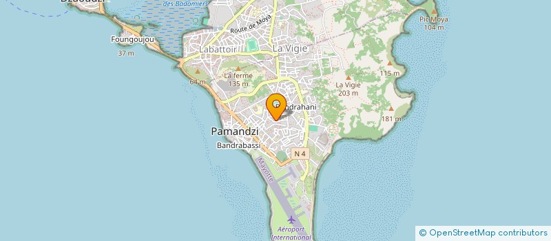 localisation de l'entreprise MAWANA MADI à PAMANDZI