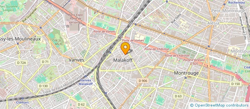 localisation de l'entreprise MAWEN  MALAKOFF