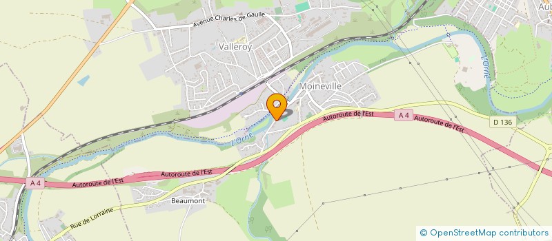 localisation de l'entreprise MAWEN  MOINEVILLE