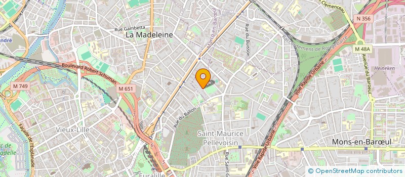 localisation de l'entreprise MAWEST à LILLE