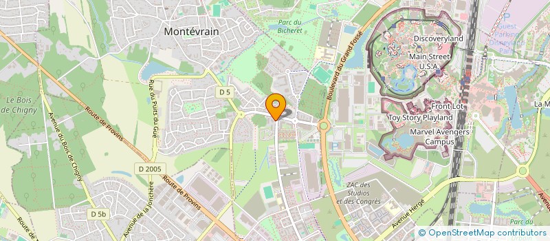 localisation de l'entreprise MAWU IMMOBILIER  MONTEVRAIN