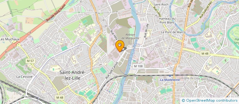 localisation de l'entreprise MAX 2 PUB à SAINT-ANDRE-LEZ-LILLE