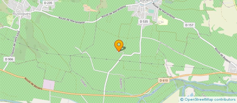 localisation de l'entreprise MAX  TREBES