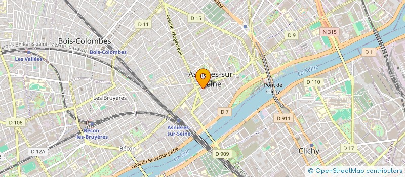 localisation de l'entreprise MAX à ASNIERES-SUR-SEINE