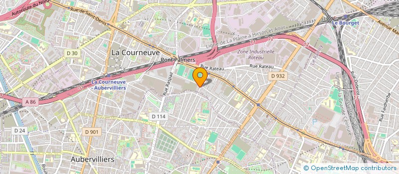 localisation de l'entreprise MAX à LA COURNEUVE