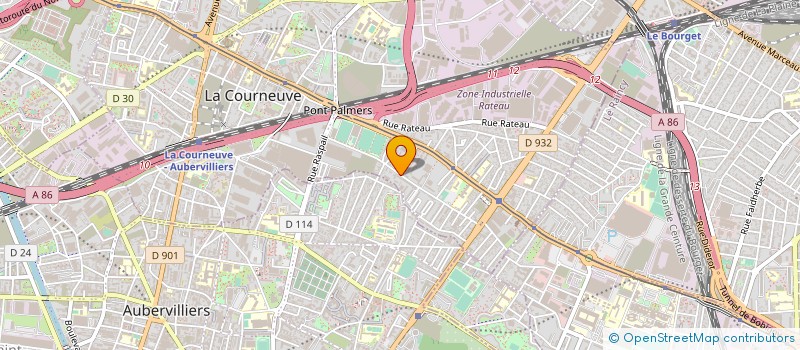 localisation de l'entreprise MAX à LA COURNEUVE