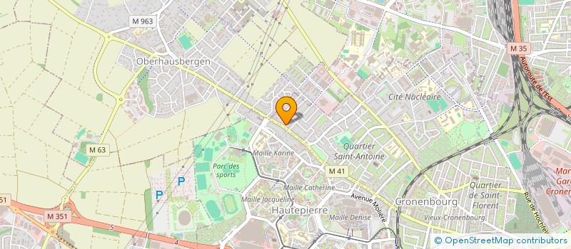 localisation de l'entreprise MAX à STRASBOURG