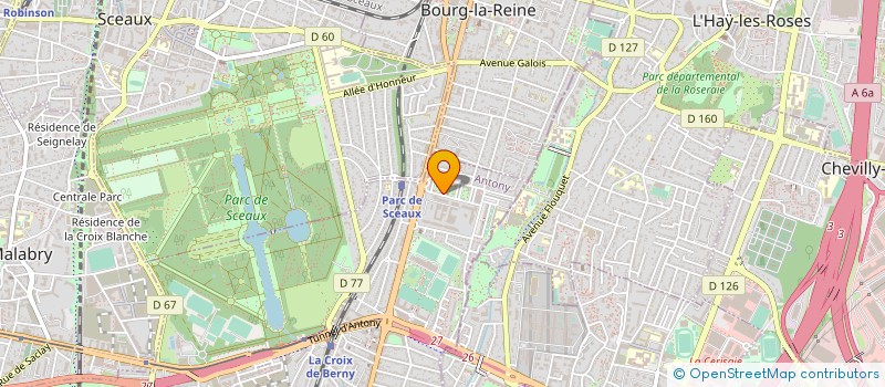 localisation de l'entreprise MAX à ANTONY