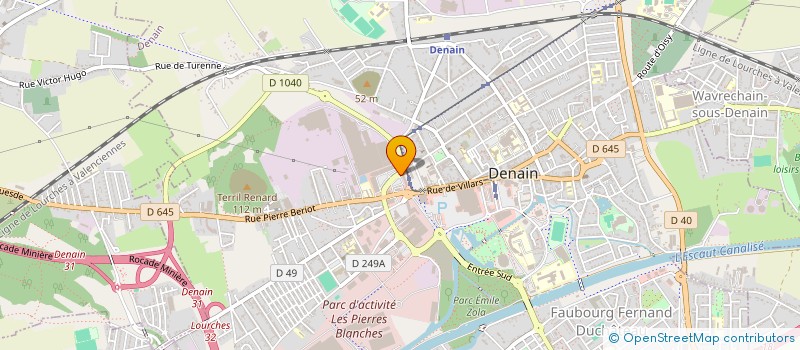 localisation de l'entreprise MAX à DENAIN