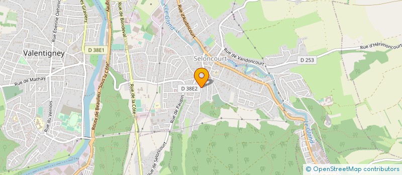 localisation de l'entreprise MAX à SELONCOURT