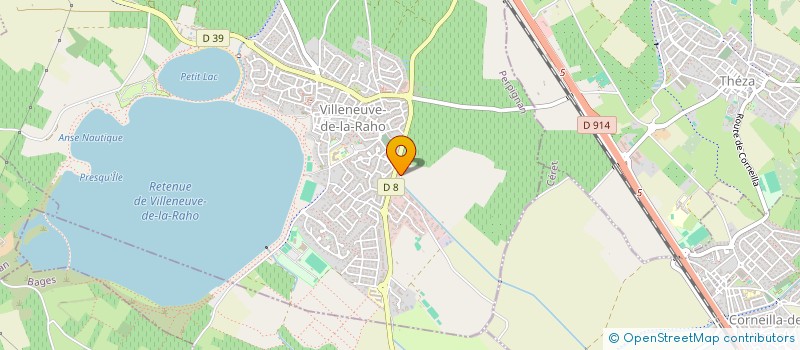 localisation de l'entreprise MAX à VILLENEUVE-DE-LA-RAHO
