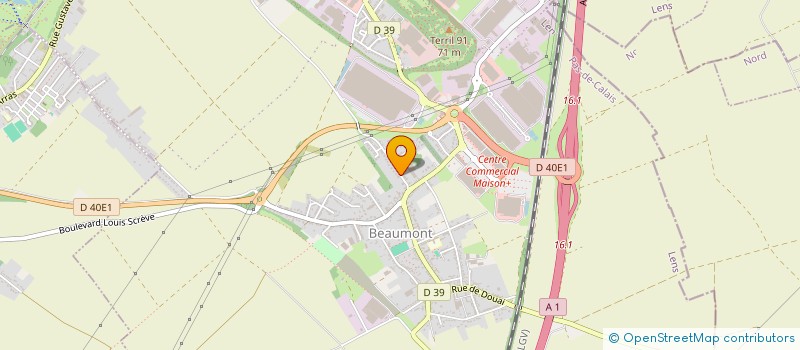 localisation de l'entreprise MAX à HENIN-BEAUMONT