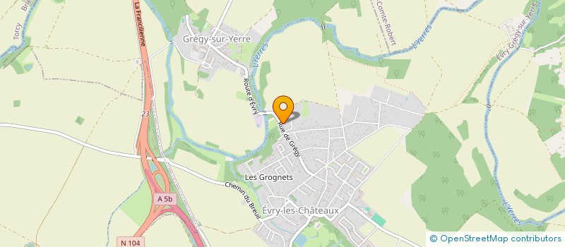 localisation de l'entreprise MAX A LA GUITARE & SENY AU PIANO PUBLISHING  EVRY-GREGY-SUR-YERRE