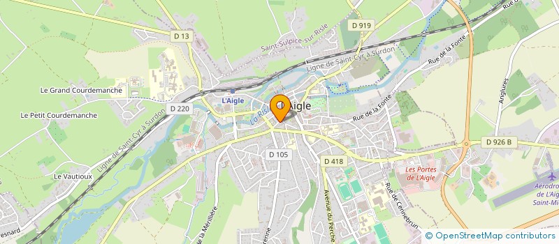 localisation de l'entreprise MAX AFFAIRES à L'AIGLE