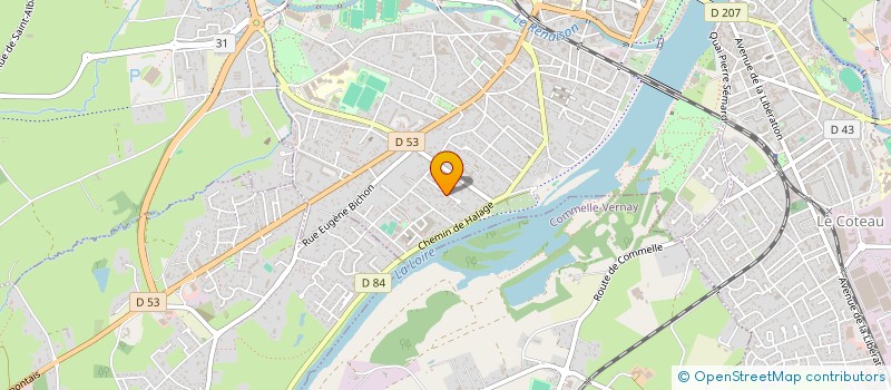 localisation de l'entreprise MAX AND CO à ROANNE