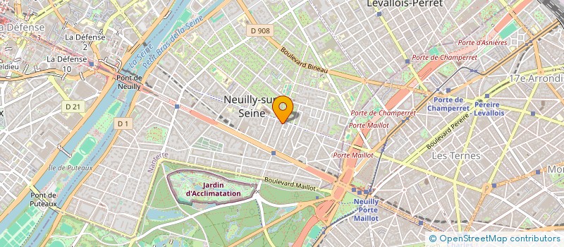 localisation de l'entreprise MAX AU CARRE à NEUILLY-SUR-SEINE