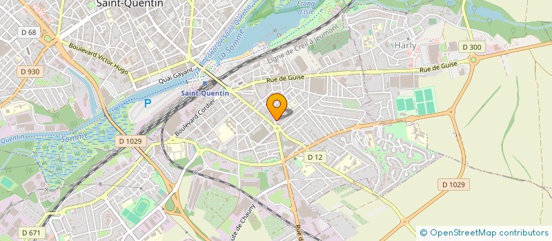 localisation de l'entreprise MAX AUTO à SAINT-QUENTIN