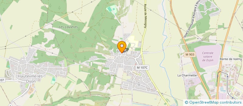 localisation de l'entreprise MAX AVENTURE DIJON  AHUY