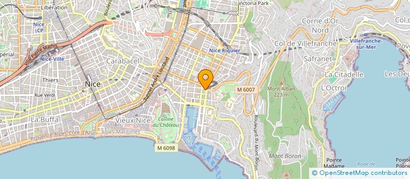 localisation de l'entreprise MAX B PRESSE à NICE