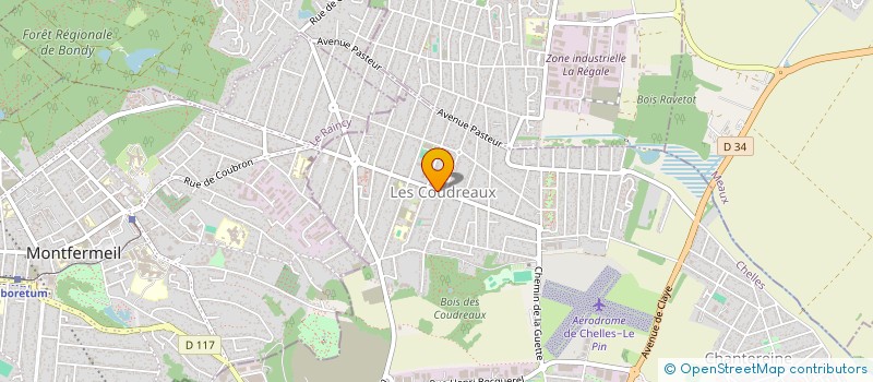 localisation de l'entreprise MAX BAT à CHELLES