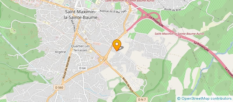 localisation de l'entreprise MAX BATIMENT à SAINT-MAXIMIN-LA-SAINTE-BAUME