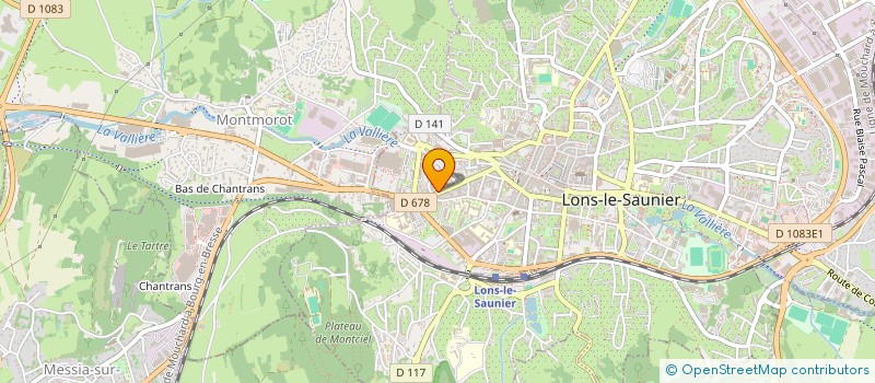 localisation de l'entreprise MAX BIJOUX  LONS-LE-SAUNIER