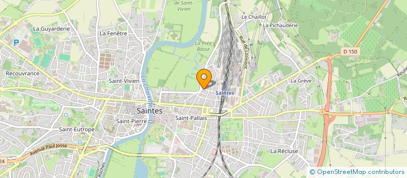 localisation de l'entreprise MAX BROXER à SAINTES
