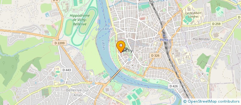 localisation de l'entreprise MAX CAPITAL à VICHY