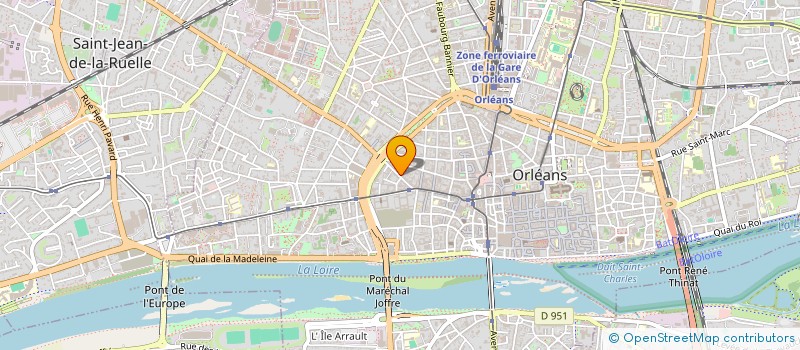 localisation de l'entreprise MAX COIFFURE à ORLEANS