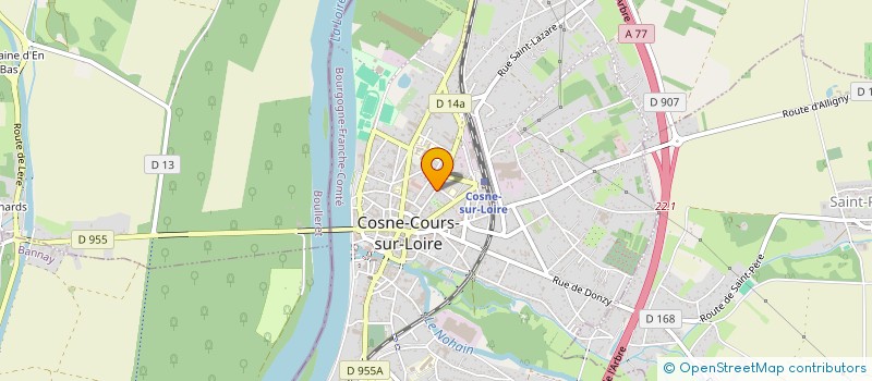 localisation de l'entreprise MAX COM MINUTE  COSNE-COURS-SUR-LOIRE