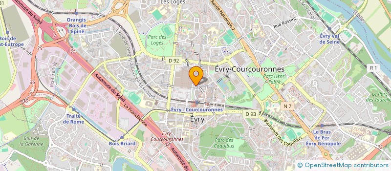 localisation de l'entreprise MAX CONCTRUCTOR à EVRY-COURCOURONNES