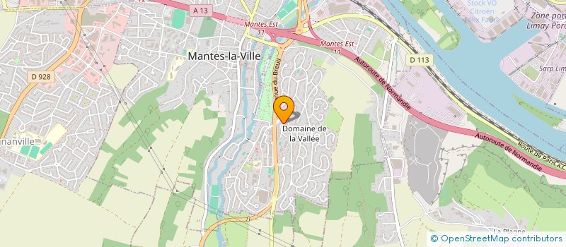 localisation de l'entreprise MAX DNCP à MANTES-LA-VILLE
