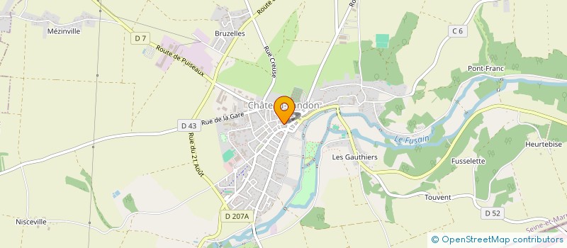 localisation de l'entreprise MAX-DT  CHATEAU-LANDON