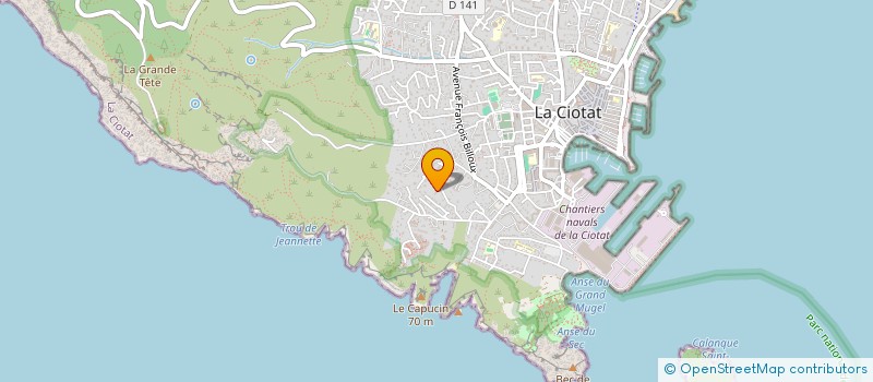 localisation de l'entreprise MAX E-LIFE à LA CIOTAT
