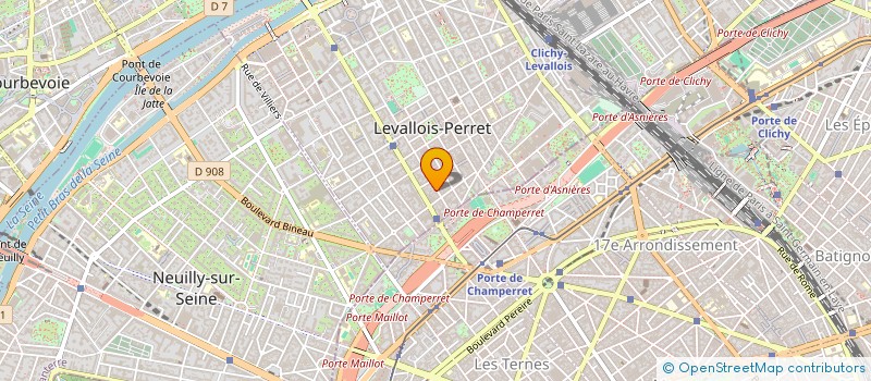 localisation de l'entreprise MAX ELEMENTS à LEVALLOIS-PERRET